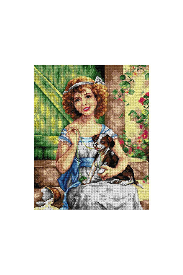Printed Tapestry Girl 2604 40*50 cm