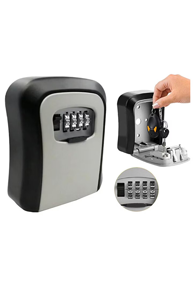 Coded key box, black/grey - 4