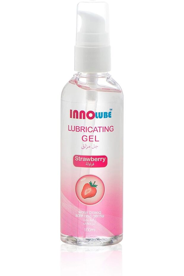Ino Lube Strawberry Flavored Lubricant Gel - 100ml