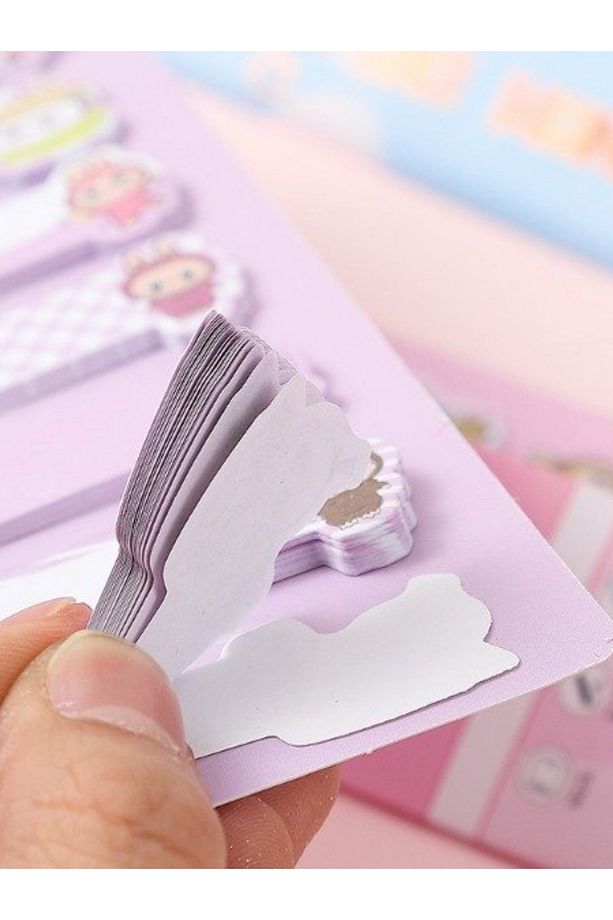 Labubu Kawai 8'li 160 Yaprak Yapışkanlı Not Kağıdı 1 Kartela - 4