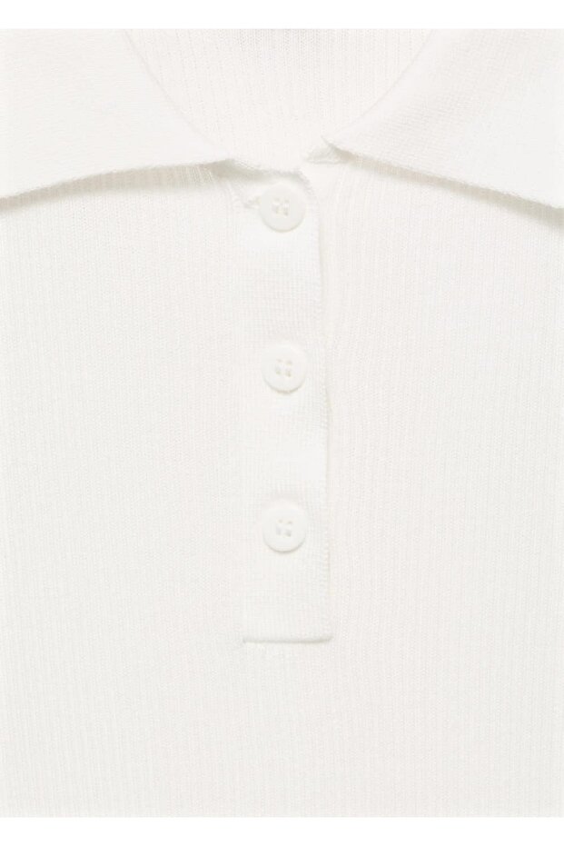 Polo yaka triko bluz - 7