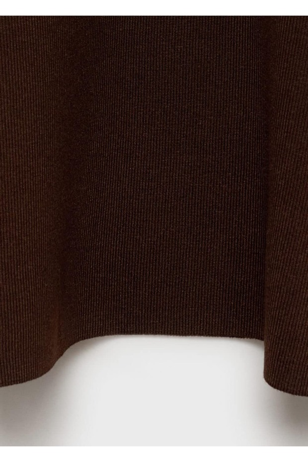 Halter yaka triko elbise - 5