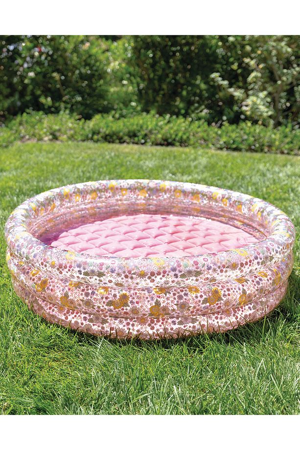 86 cm Çiçek Desenli Şişme Bebek Havuzu – Yumuşak Tabanlı - 1-5 YAŞ - 7