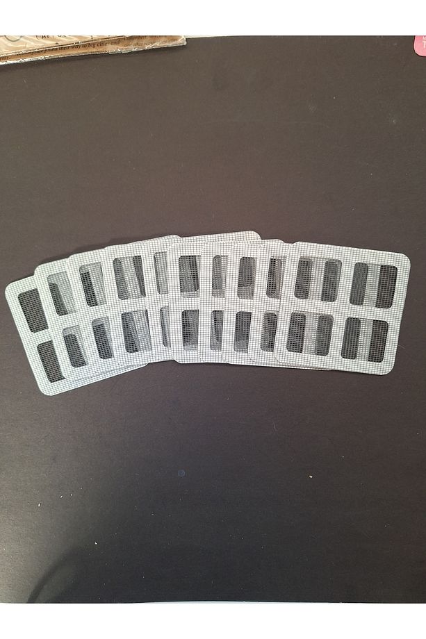 10 adet banyo balkon Yapışkanlı gider süzgeci sineklik onarım teli - 4