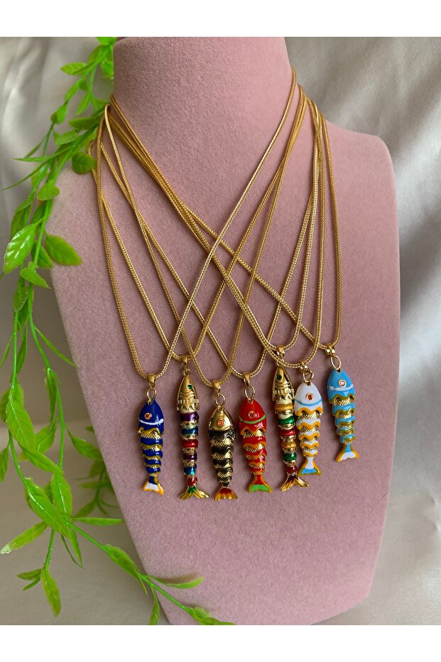 قلادة نموذج السمك - 3