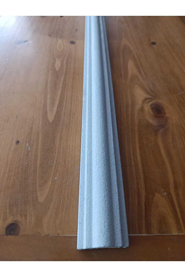 1 Adet (1 MT) Duvar Kaplama Dekoratif Boyalı Strafor Köpük Çıta (4 CM'LİK) - KOYU GRİ renk - 1