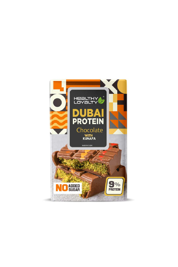 Dubai Chocolate Protein, With Kunafa Chocolate 100 Gm, 9% Protein