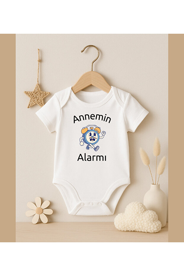 Mom's Alarm Summer Printed Baby Bodysuit
