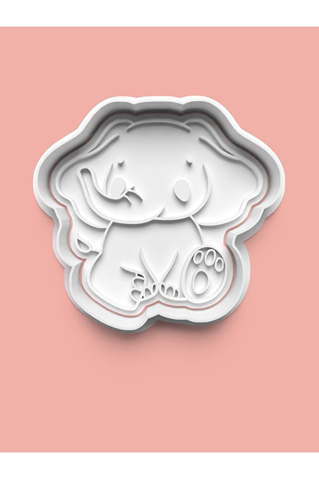 Cute Baby Elephant Figure Cookie Mold and Sugar Dough Mold 0237-2