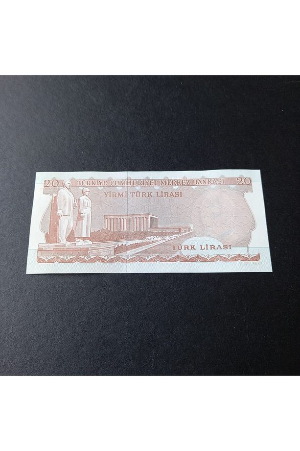 399636856c0919d0c2 6.Emisyon 3.Tertip G55 Serisi Çil 20Lira Eski kağıt para - 3
