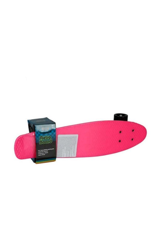 Pembe Plastik Kaykay Retroboard 4R, Eğlence ve Stil İçin Harika Bir Seçim - 4
