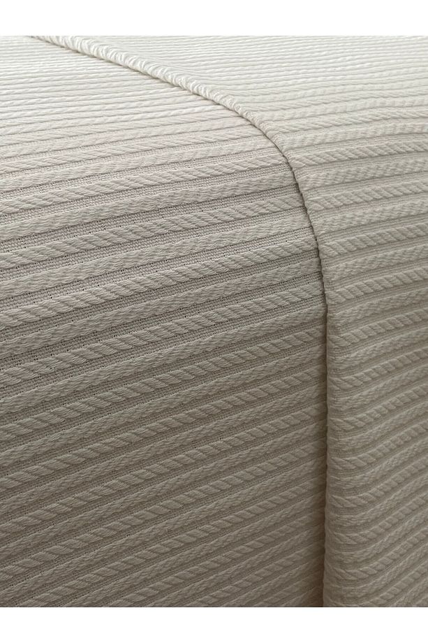Saç Örgü Modelli TEK Kişilik Pamuklu Pike - Yatak Örtüsü 160 x 220 cm - 1