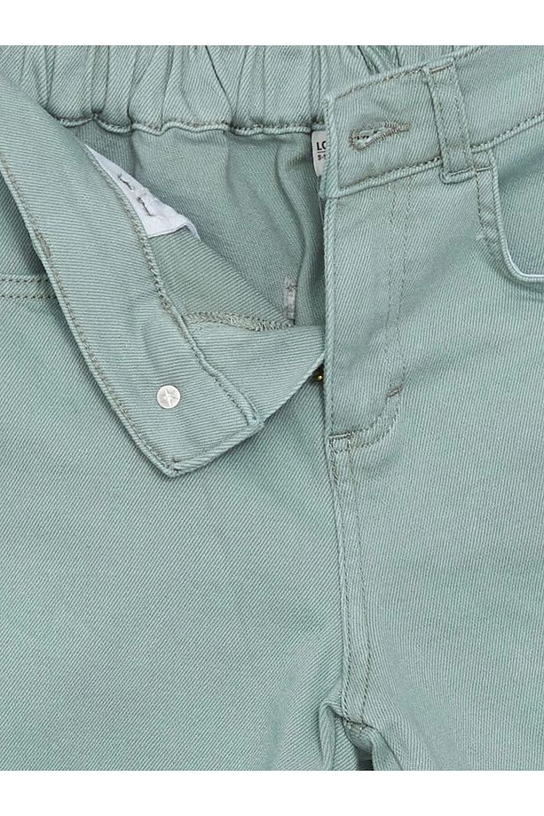 Beli Ayarlanabilir Lastikli Erkek Çocuk Jean Şort - 1