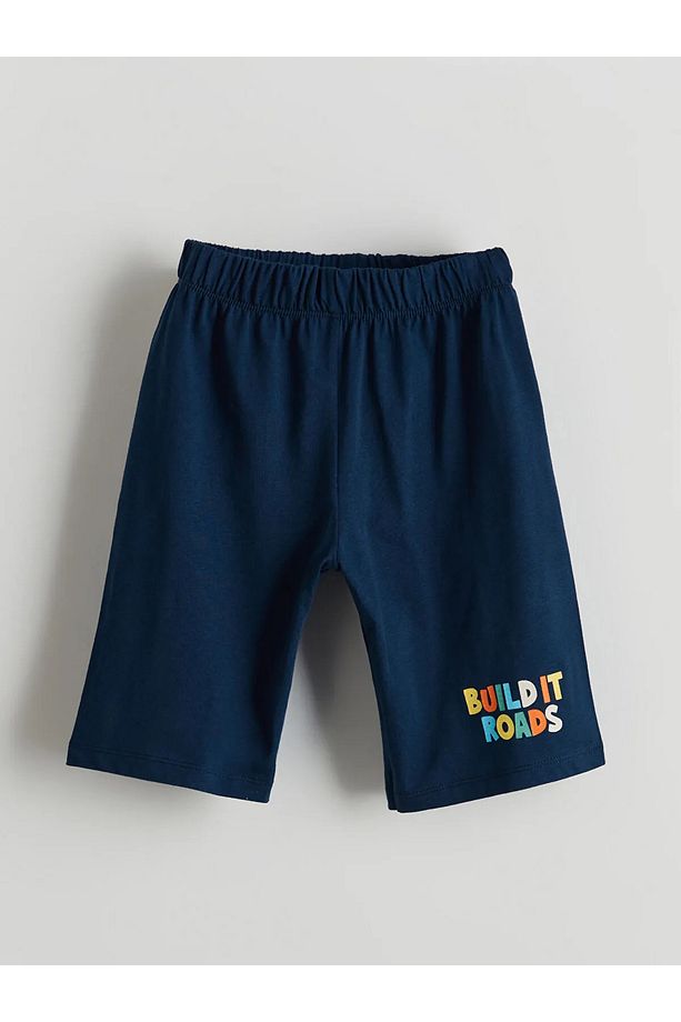 Baskılı Erkek Çocuk Şortlu Pijama Takımı - 6