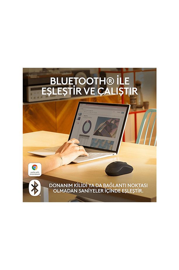 M240 Graphit Mouse + Nomad Laptop Sırt Çantası - 3