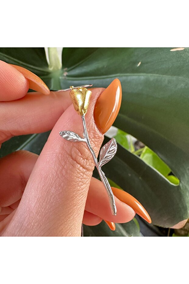 İthal Gül Kolye - 3