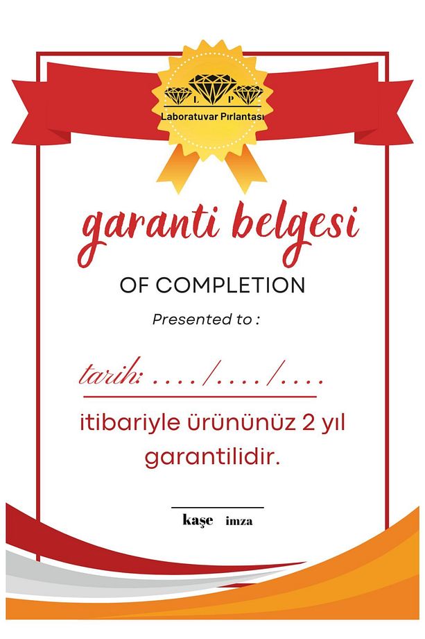 Işıklı kutuda 1 karat tektaş ve tamtur yüzük - 3
