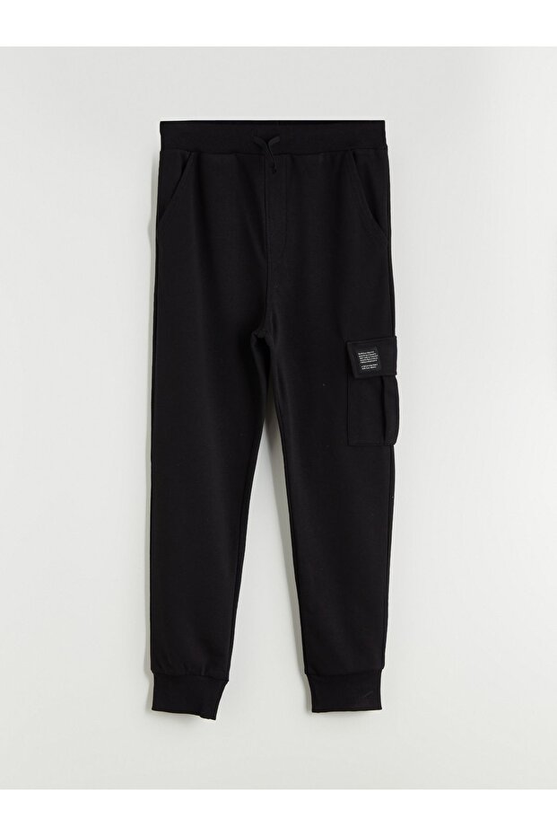 Boy's Jogger Tracksuit Bottom with Elastic Waist - 1
