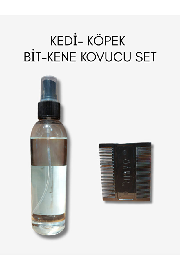 Kedi-Köpek İçin Bit-Kene Kovucu Sprey ve Tarak Seti - 2