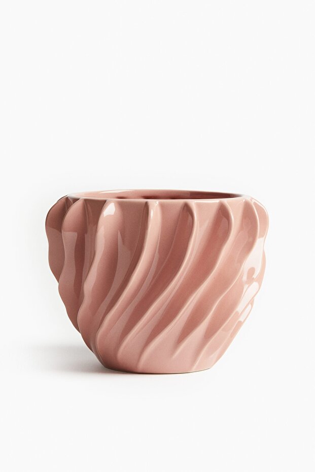 Stoneware Saksı - 1