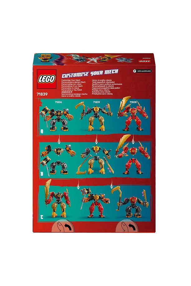 Arin’in Spinjitzu Savaş Robotu 71839 - 7 Yaş ve Üzeri Çocuklar için 2 Minifigür - 4