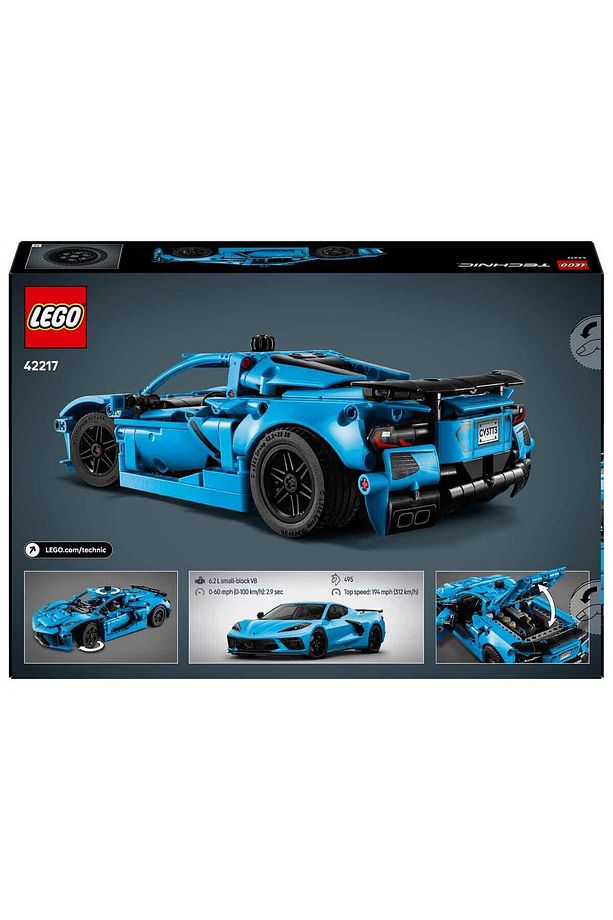 Technic Chevrolet Corvette Stingray Mavi 42217 - 9 Yaş ve Üzeri Çocuklar için Yaratıcı Oy - 4