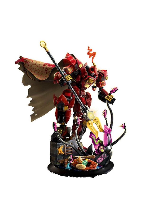 NINJAGO Ateş Şövalyesi Robotu 71846 - 14 Yaş ve Üzeri Çocuklar için Kai ve Balıkçı Mi - 5