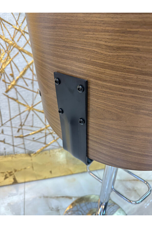 كرسي بار جلد بالوان مختلفة - 3