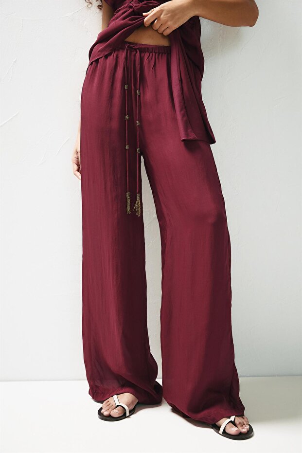 Boncuklu jogger pantolon - 3