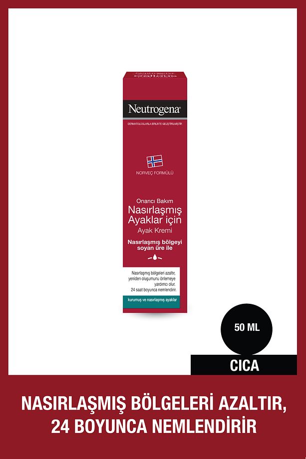 Norveç Formülü Nasırlaşmış Ayaklar için Ayak Kremi 50 Ml - 1