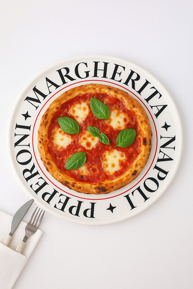 Tekli Pizza Tabağı 31cm TPHSS25TBK00024 - 1
