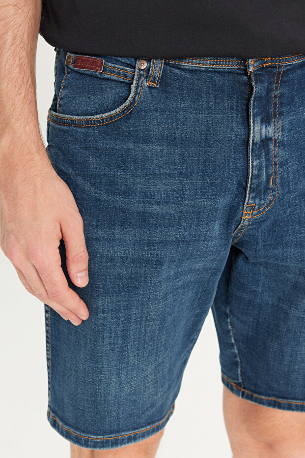 Regular Fit Taş Erkek Denim Şort W24157958 Texas Jean Şort - 5