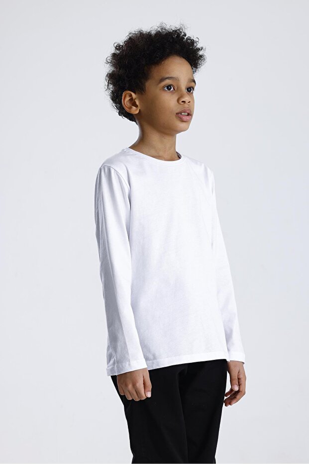 Basic Uzun Kol Tişört - 1