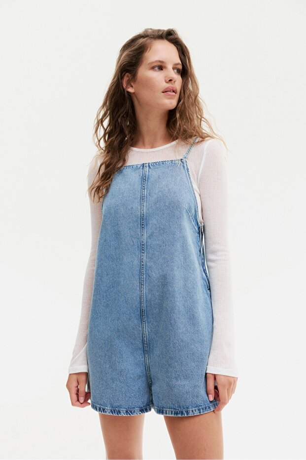 Kare Yakalı Tulum - 1