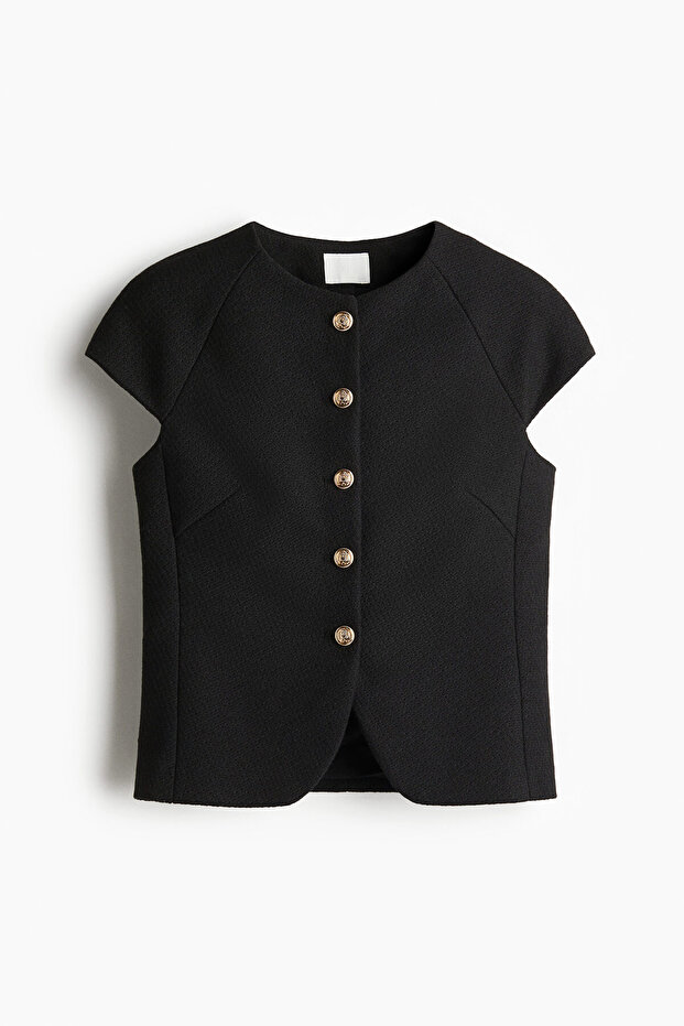 Önü Düğmeli Üst - 3