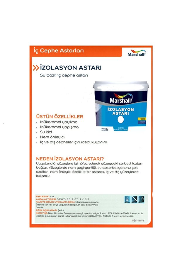 İZOLASYON ASTARI 2,5L - 2