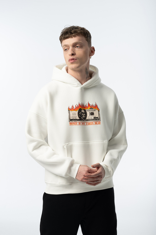 Unisex Money Is Not Taken Dead Oversize Sweatshirt