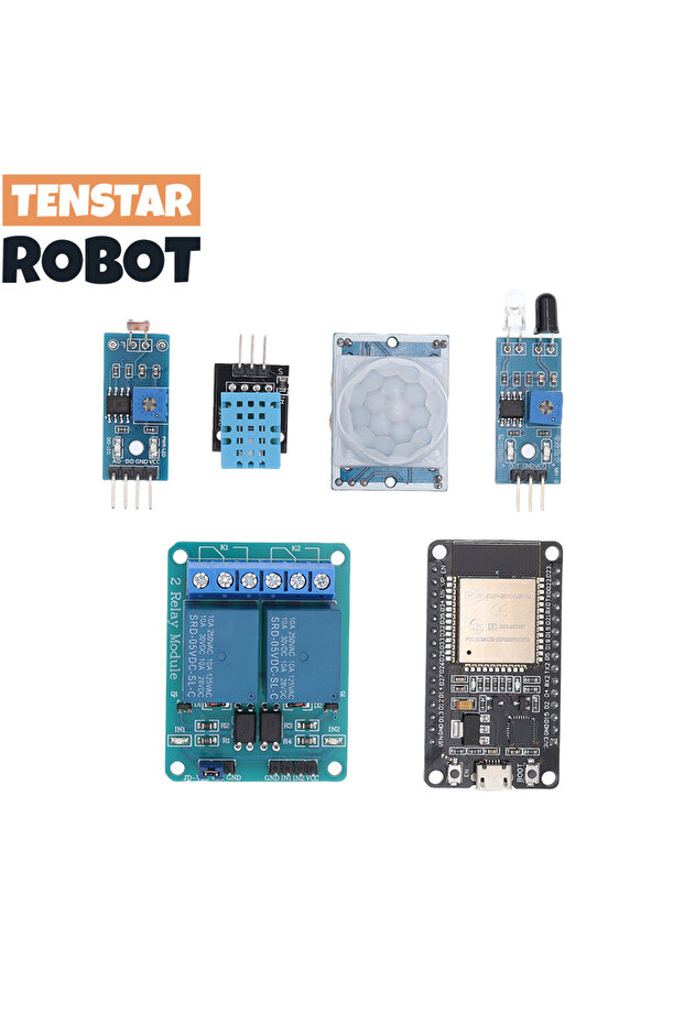 مجموعة البدء الأساسية لمشروع لوحة تطوير ESP32 ESP-32S WIFI مجموعة التعلم مع البرامج التعليمية ES... - 3