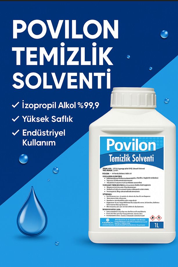 %99 Saflıkta Ipa Izopropil Alkol 1 Litre – Endüstriyel Ve Elektronik Temizlik Solventi - 3