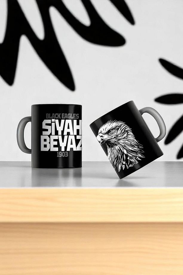 BEŞİKTAŞ TARFTAR BASKILI KUPA BARDAK - 6