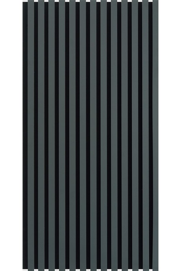 2 Adet - Mdf Ahşap Akustik Dekoratif Duvar Paneli 96x280 Cm - Antrasit Gri - 1