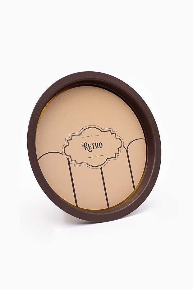 Ee197-u6 صينية دائرية منقوشة ريترو 36 سم - 4