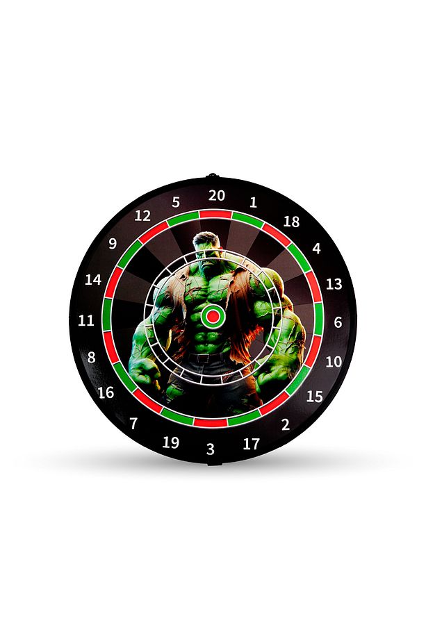 4 Oklu Mıknatıslı Dart Seti Çift Yönlü Manyetik Dart Askılı Dartboard - 7