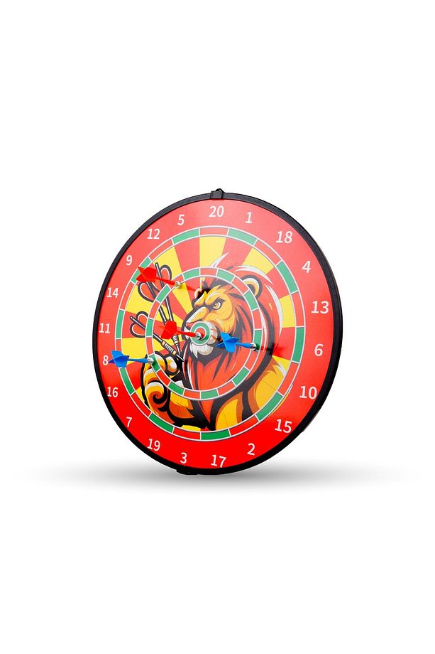 4 Oklu Mıknatıslı Taraftar Dart Seti Çift Yönlü Manyetik Dart Askılı Dartboard - 6
