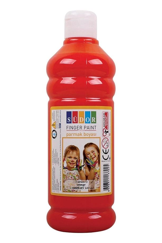 Parmak Boyası 500 ml Turuncu Sd-8009-03 - 1