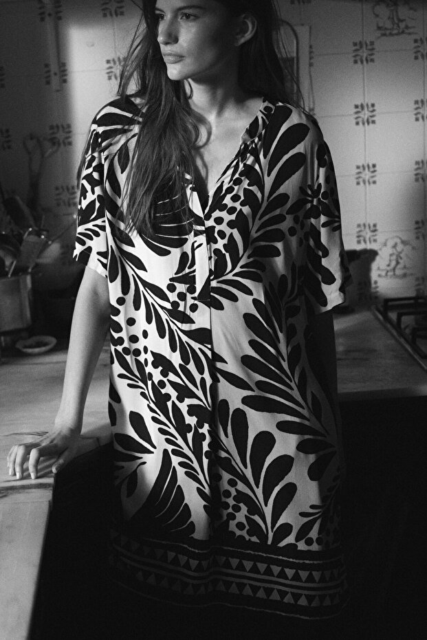 Viskoz Tunik Elbise - 3