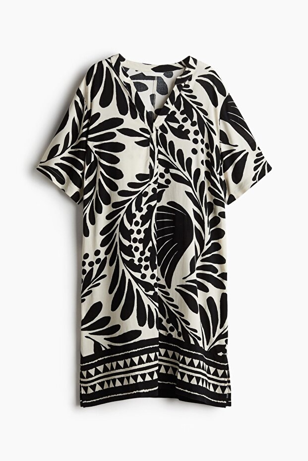 Viskoz Tunik Elbise - 4