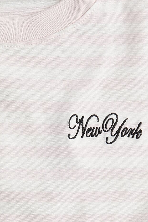 Pamuklu Oversize Tişört - 2