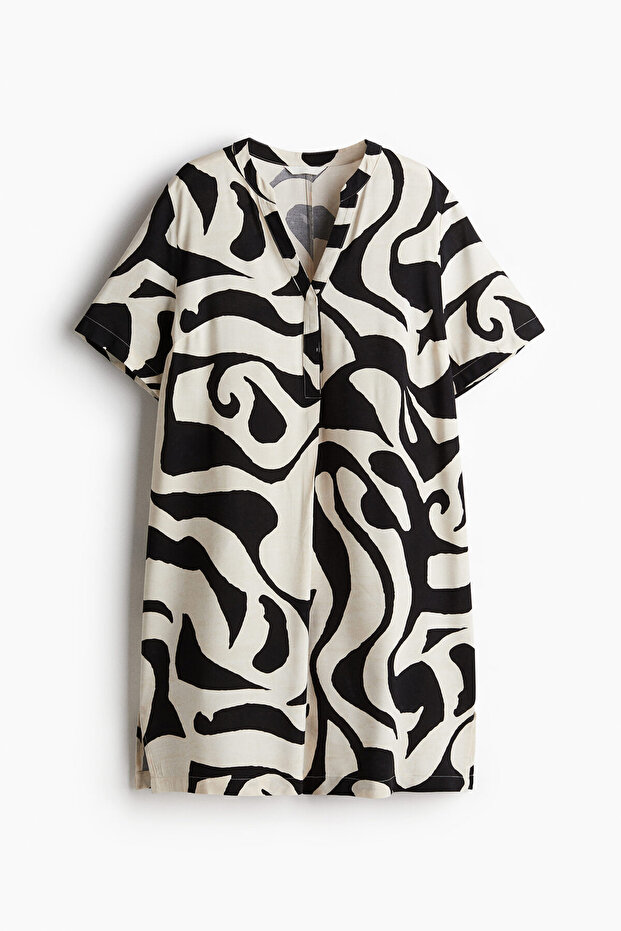 Viskoz Tunik Elbise - 2