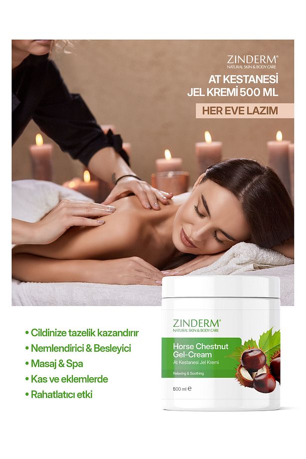 At Kestanesi Jeli, Masaj Kremi 500 ml (4 Adet X 500 ml) - 4